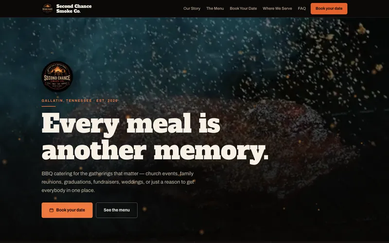 Second Chance Smoke Co website